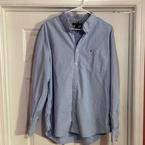 Tommy Hilfiger Sky Blue Casual Button-Down Shirt